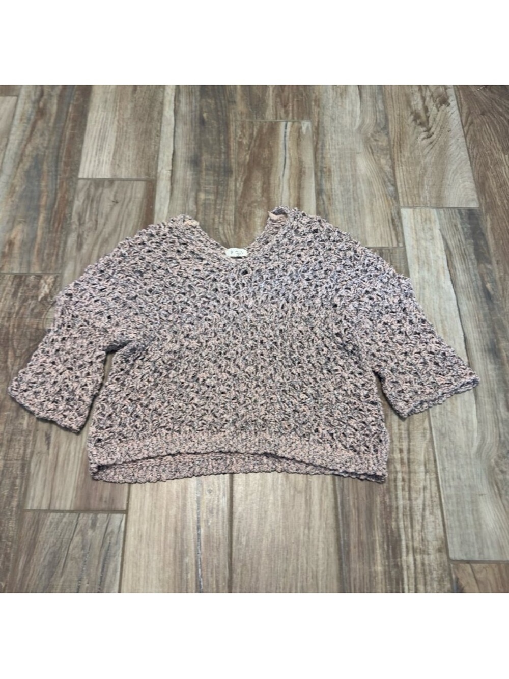 POL Chunky Cropped Knit Sweater